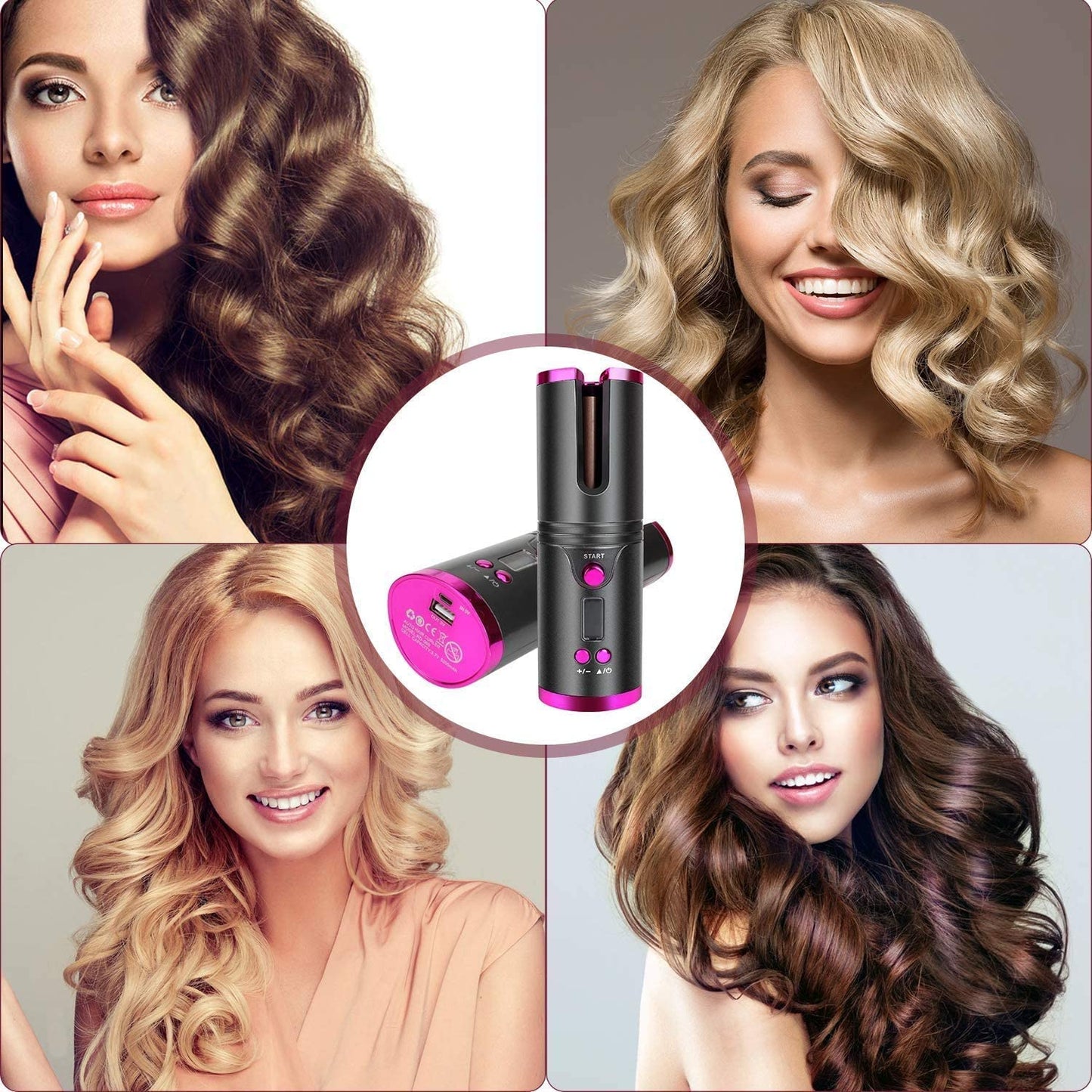 Automatic Cordless Hair Curler