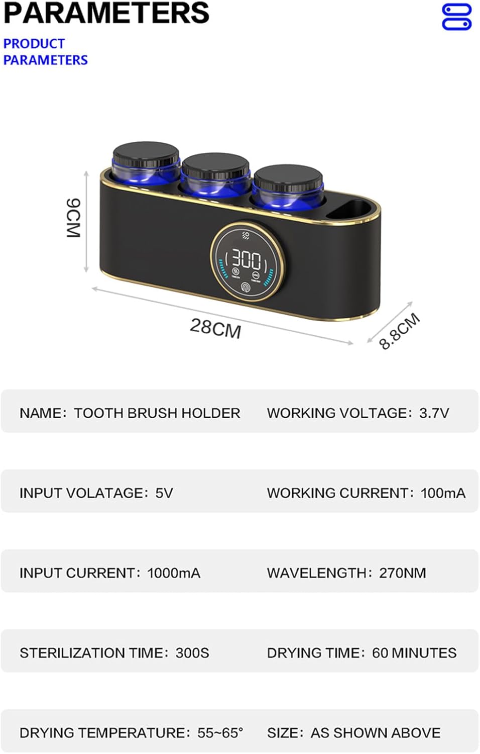 Toilet Electric Toothbrush Drying Rack