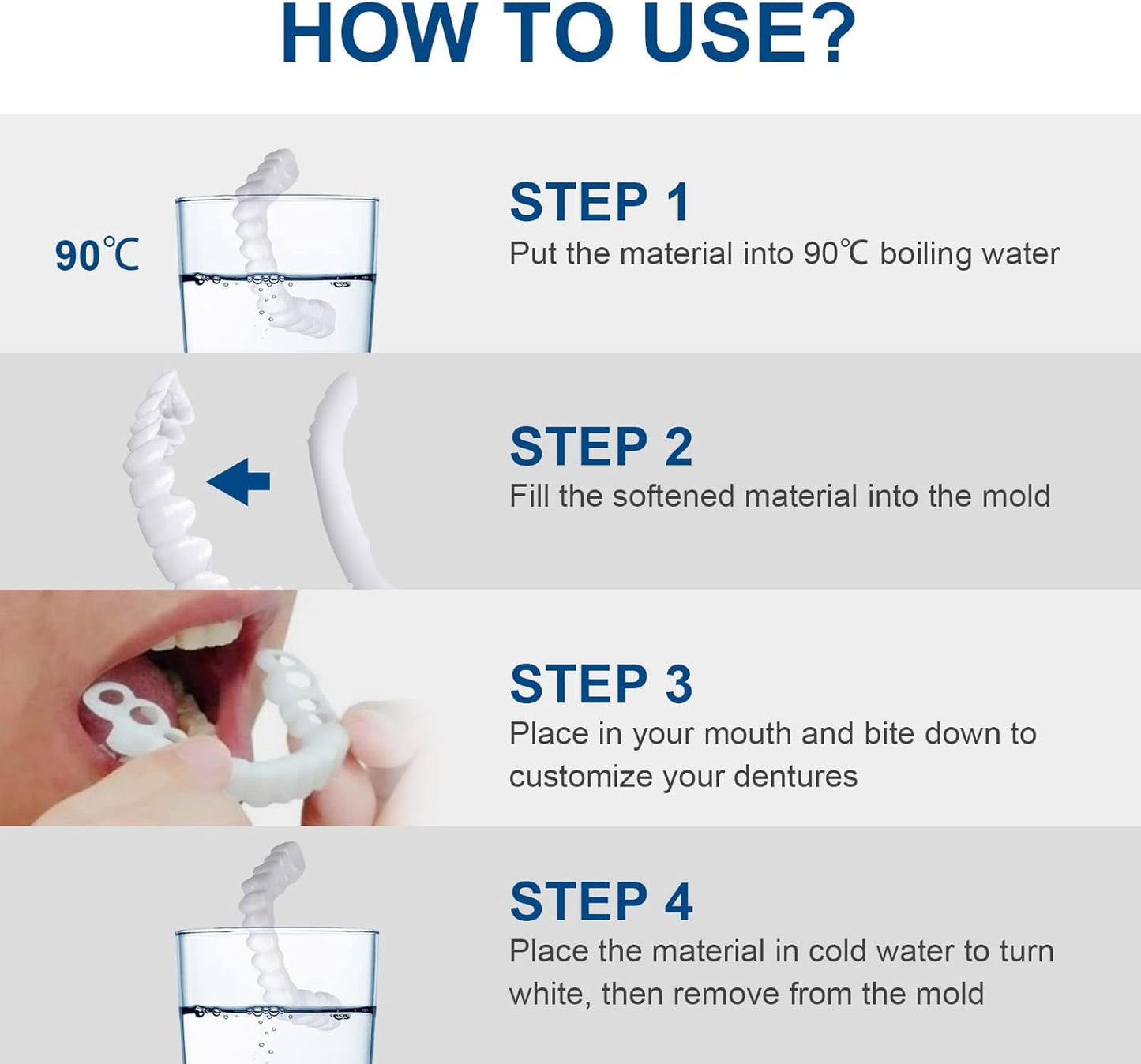 Snap in Teeth for Men and Women
