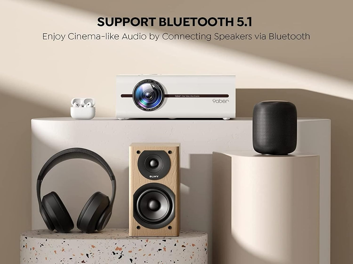 Mini LED Projector 4K