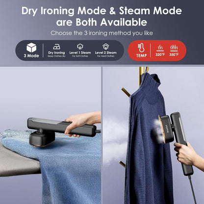 Portable Travel Mini Steam Iron for Clothes