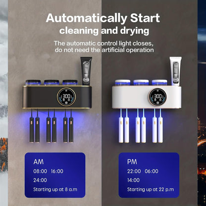 Toilet Electric Toothbrush Drying Rack