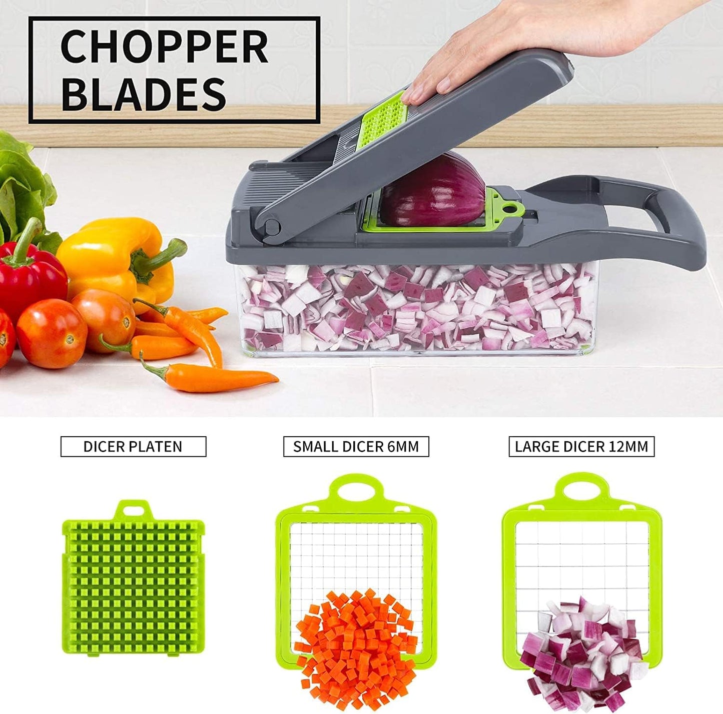 Vegetable Cutter Chopper and Slicer