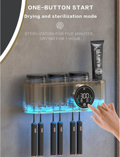 Toilet Electric Toothbrush Drying Rack