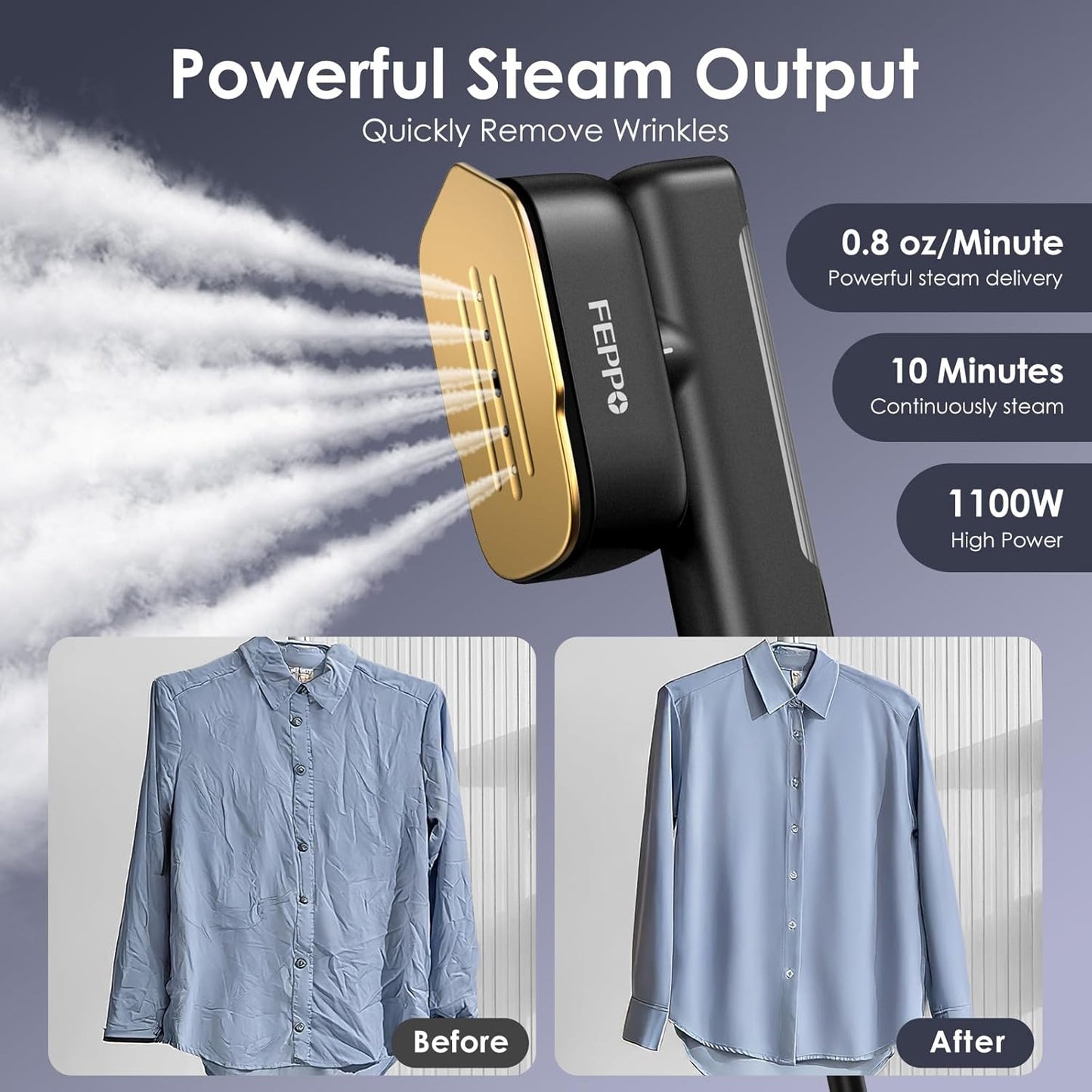Portable Travel Mini Steam Iron for Clothes