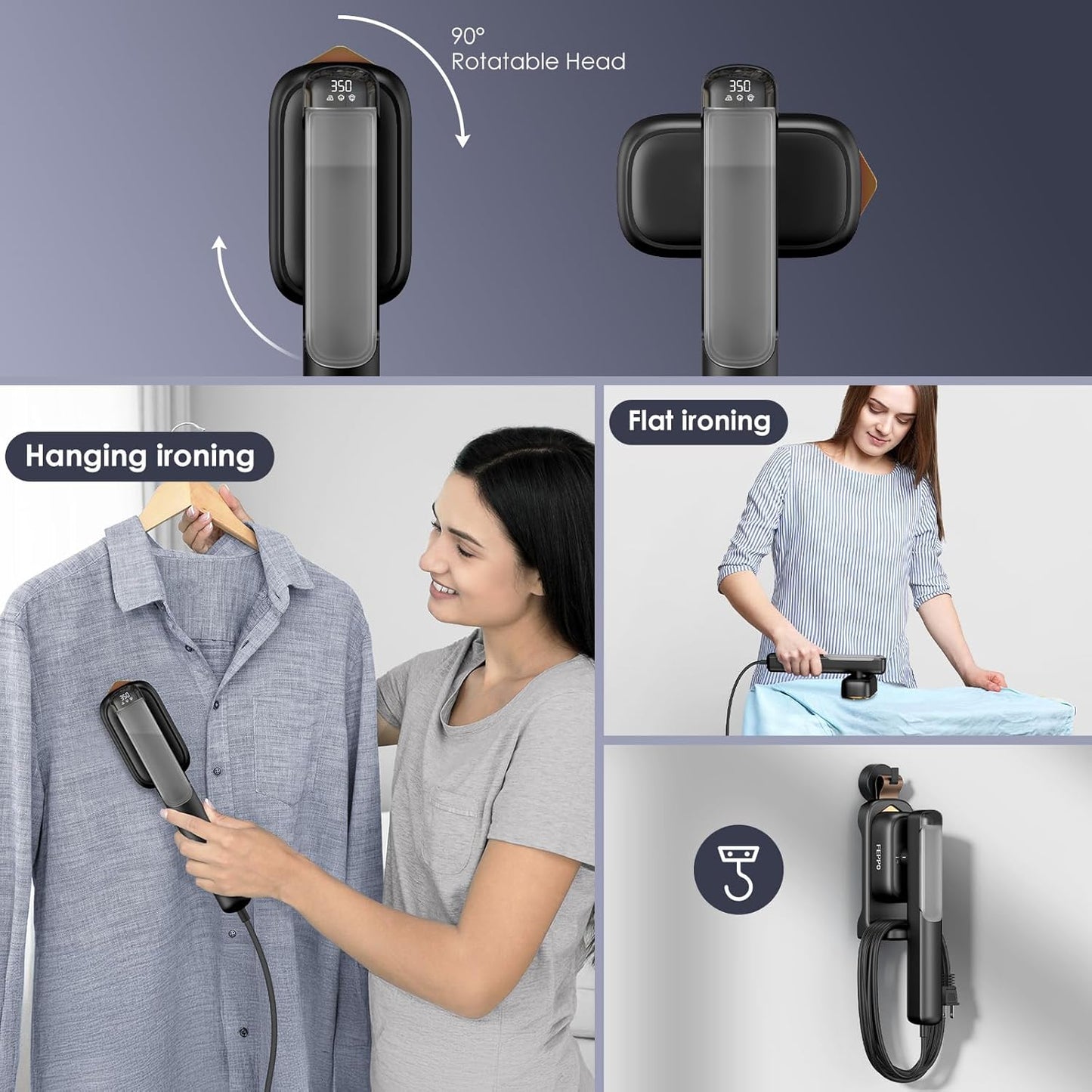 Portable Travel Mini Steam Iron for Clothes