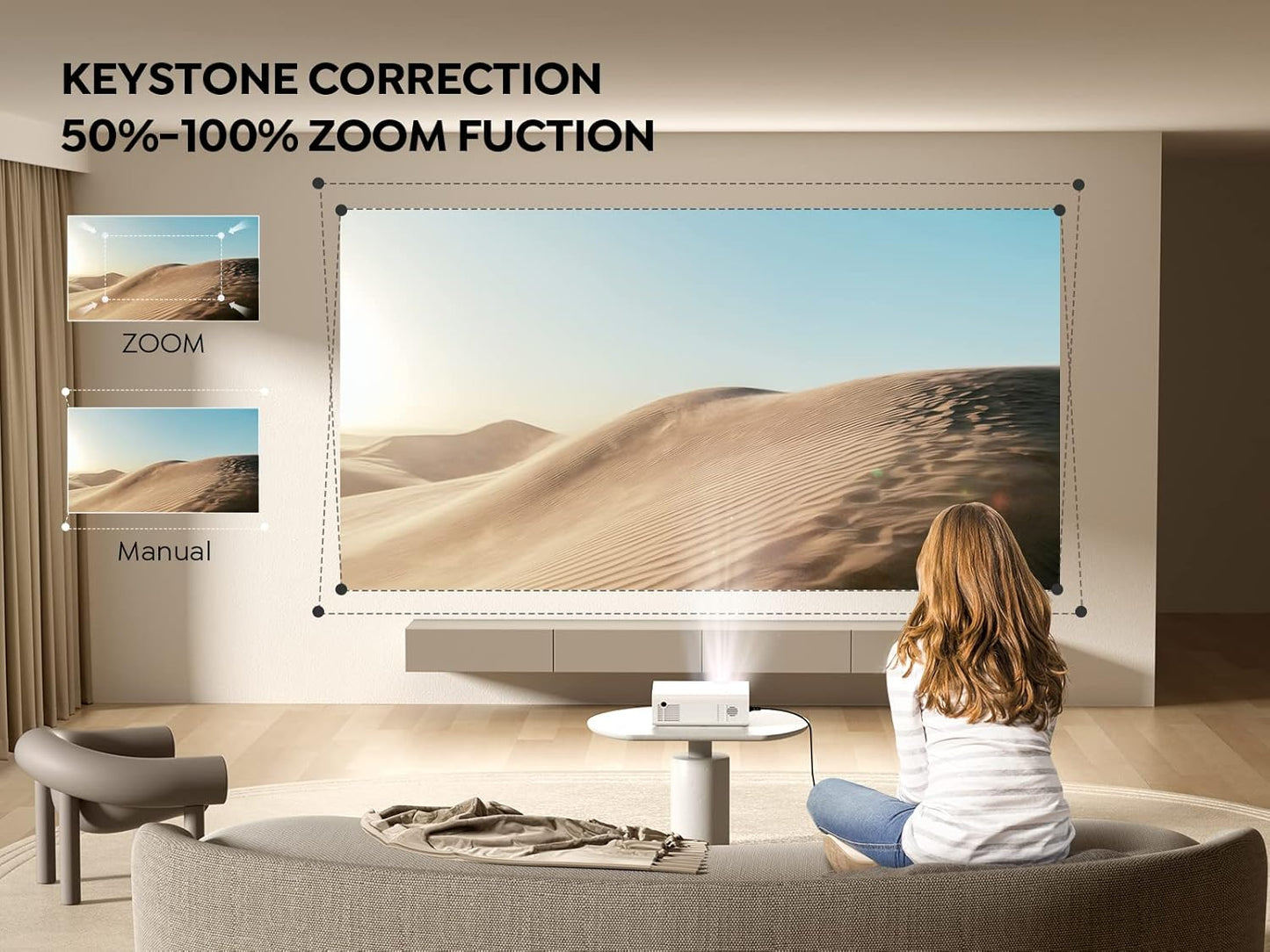 Mini LED Projector 4K