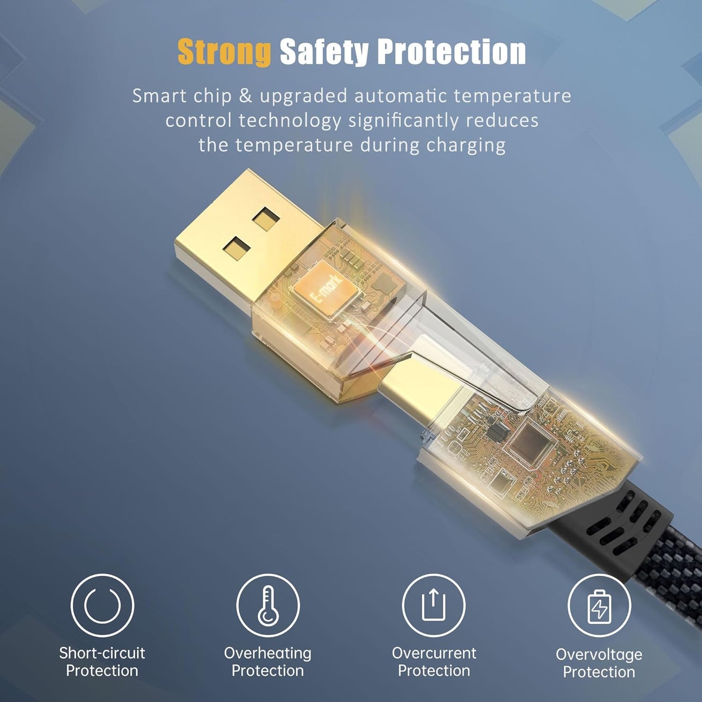 65W 4-in-1 Fast Charging Cable