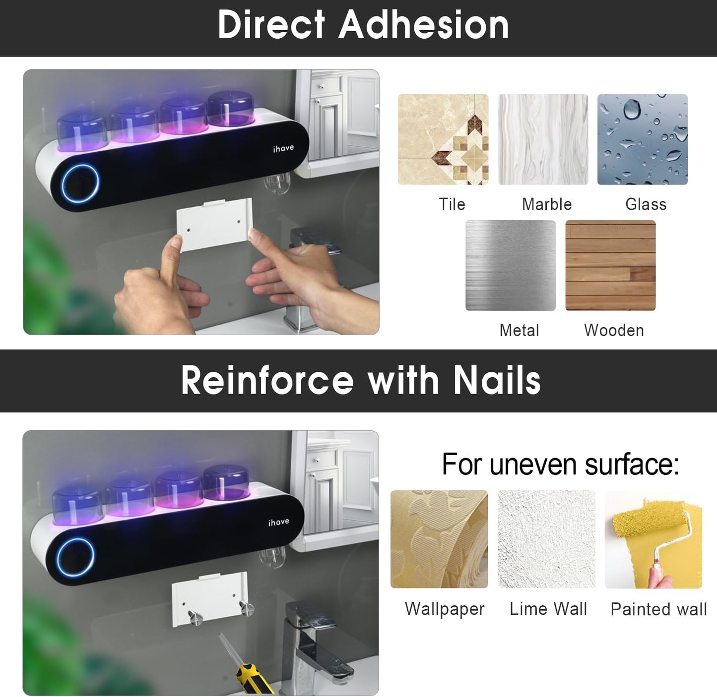 Electric Toothbrush Drying Rack