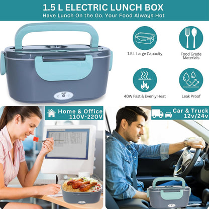 Portable Heated Lunch Box