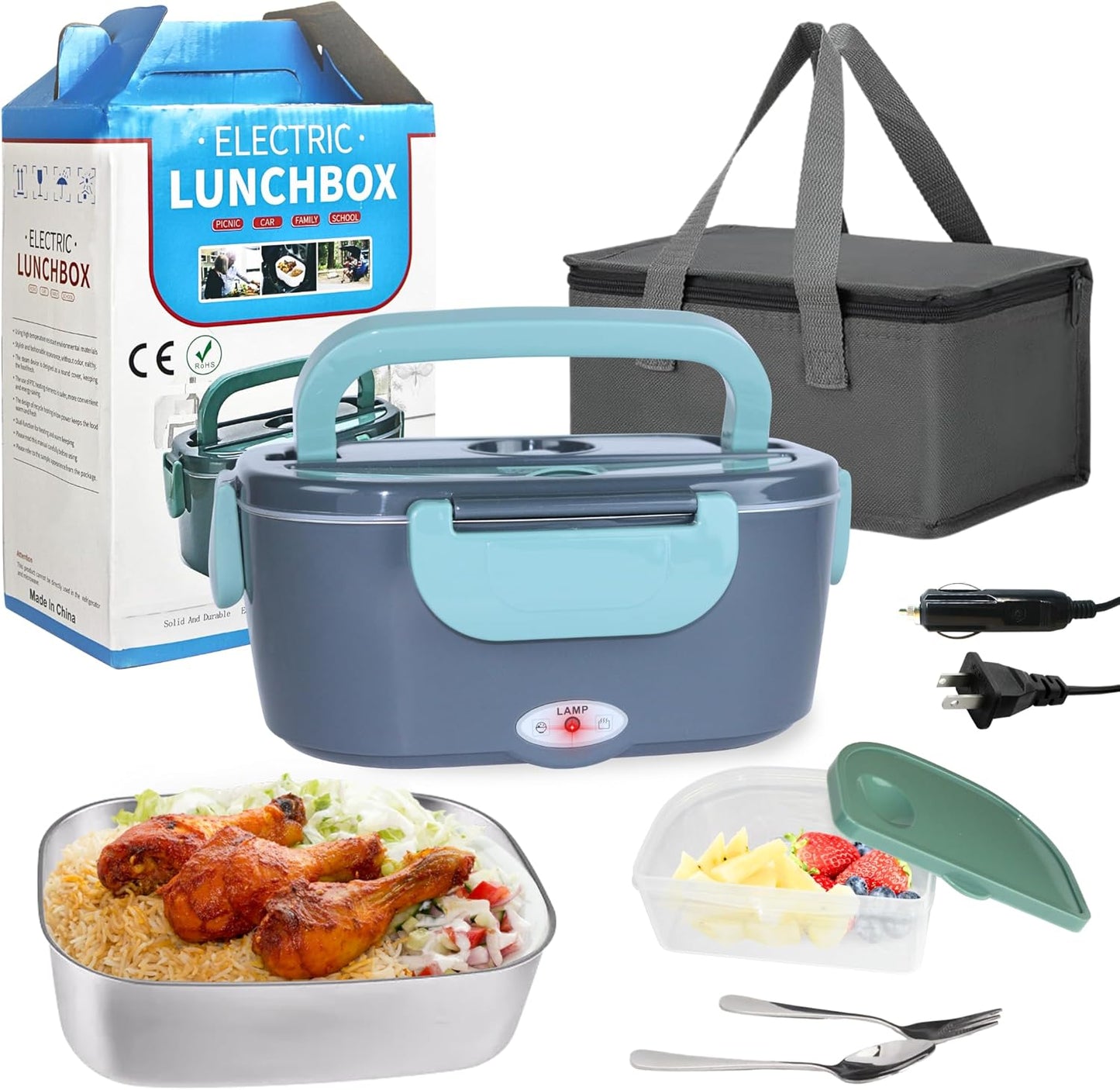 Portable Heated Lunch Box