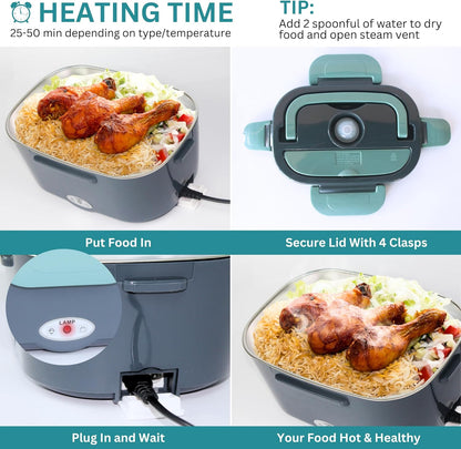 Portable Heated Lunch Box