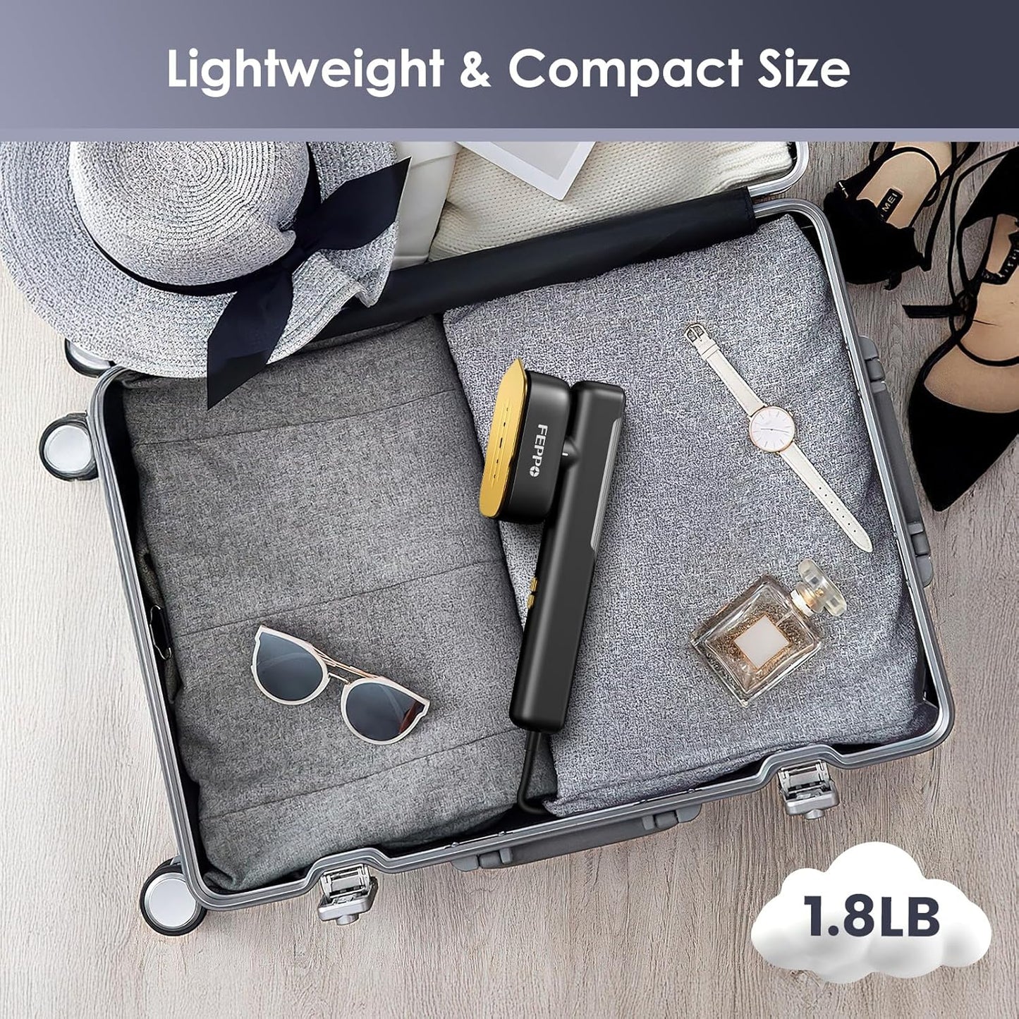 Portable Travel Mini Steam Iron for Clothes